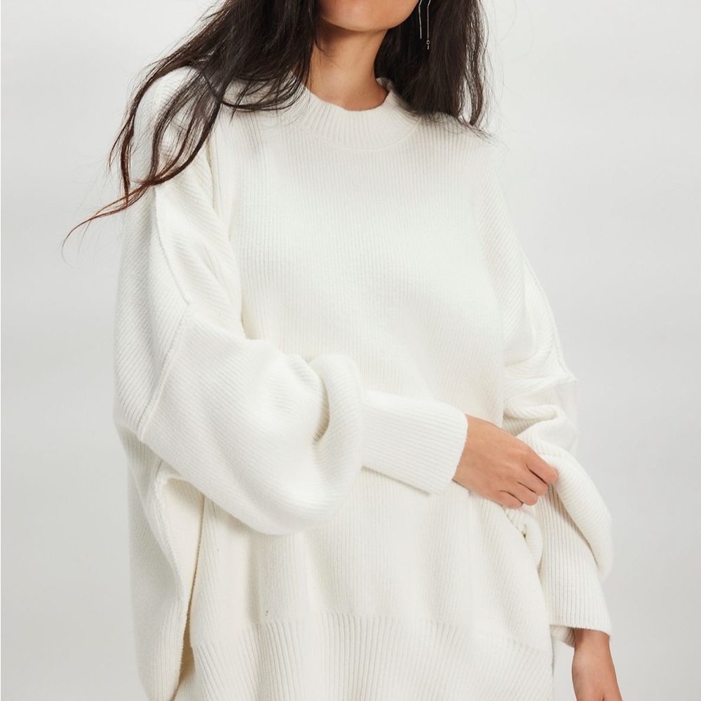 Free people easy street tunic size Small - white